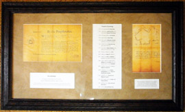 Framed Property Certificate - Style C